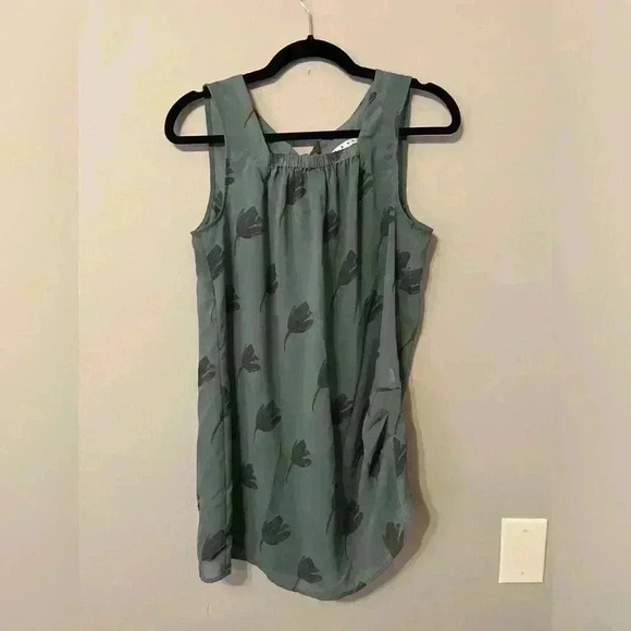 Cabi Tulip Tunic With Back Tie Sheer Blouse Top sz Medium - Picture 2 of 11